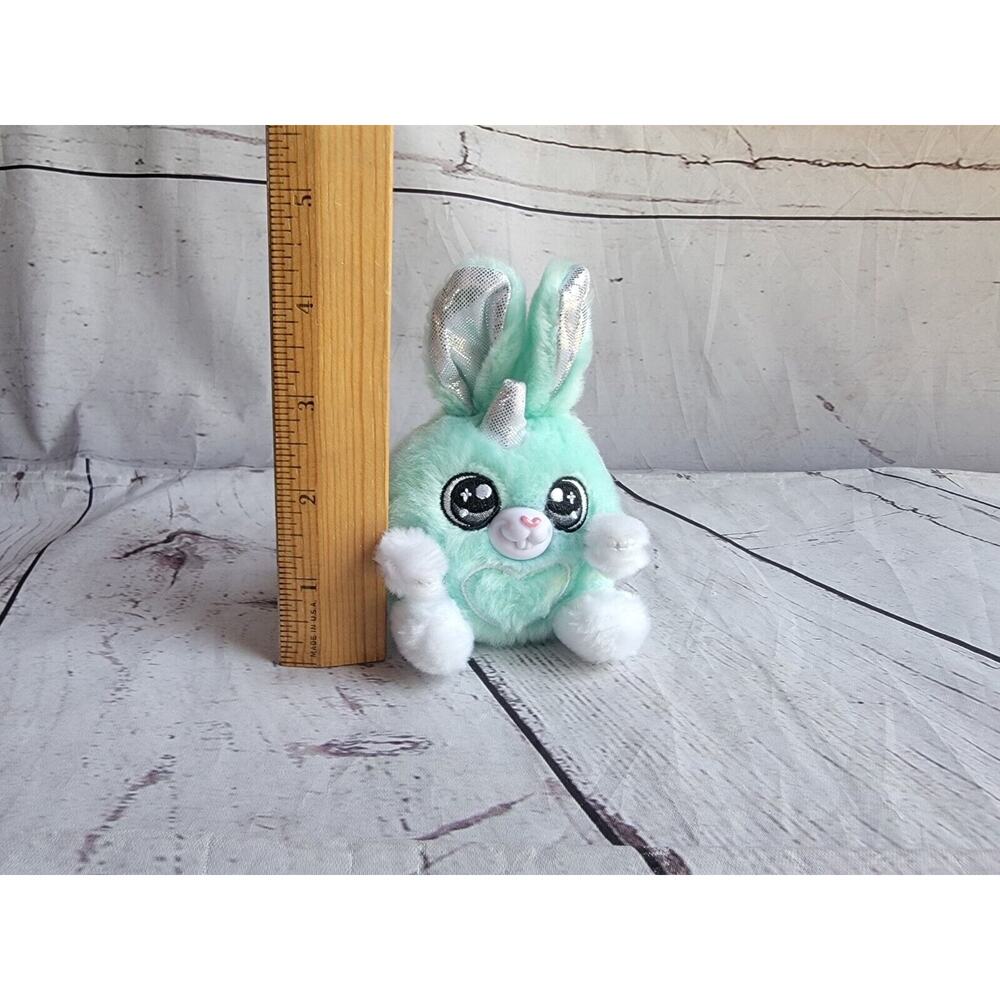ZURU Rainbocorns Bunnycorn Surprise Green Silver Plush - Picture 5 of 5